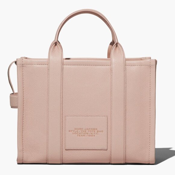 MARC JACOBS The Leather Medium Tote Bag – Rose - Picture 2 of 10